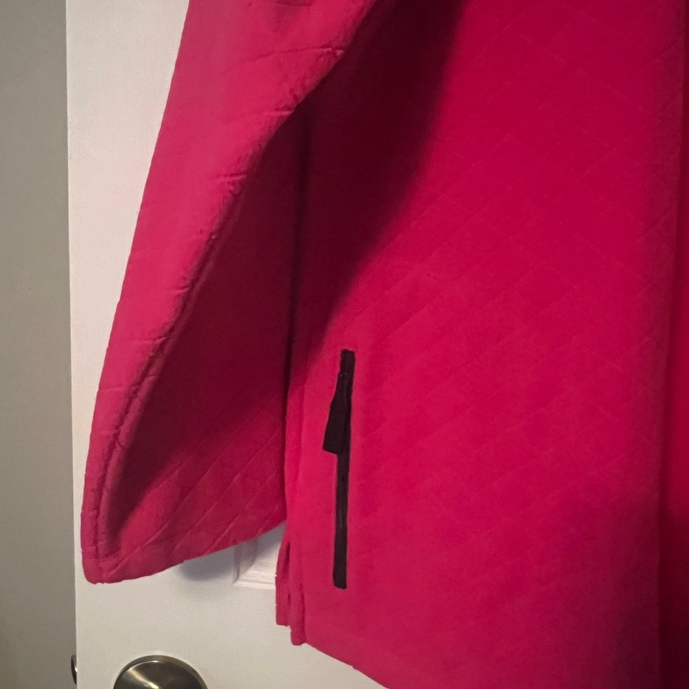 Talbots Fuchsia Quilted Jacket - Picture 2 of 8